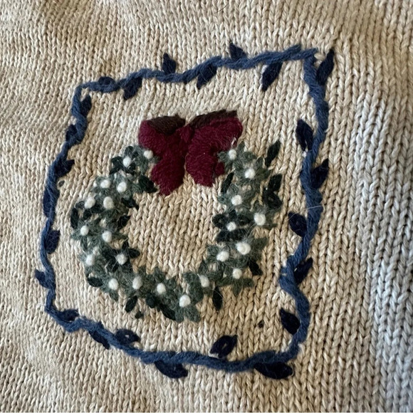 Nutcracker Christmas Cardigan Ugly Cute Cottagecore Grannycore - Picture 4 of 4